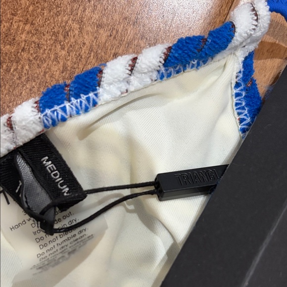 New Triangl VINCA - JOLY BLUE TERRY TOWELLING TRIANGLE BIKINI SET - Picture 10 of 11